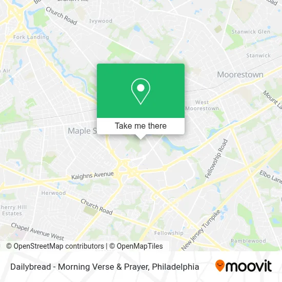 Dailybread - Morning Verse & Prayer map