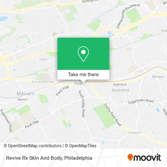 Revive Rx Skin And Body map