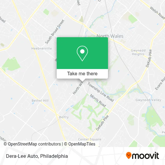 Dera-Lee Auto map