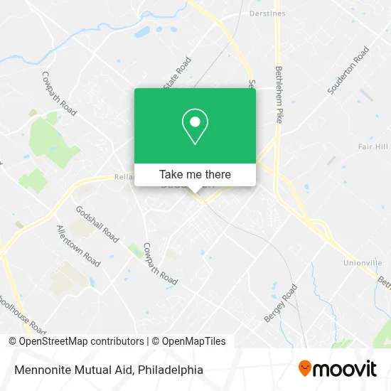 Mennonite Mutual Aid map