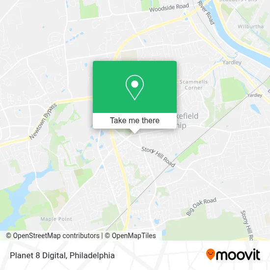 Planet 8 Digital map