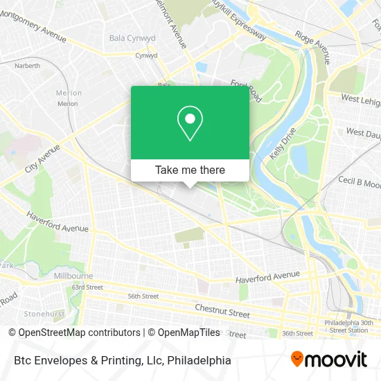 Btc Envelopes & Printing, Llc map