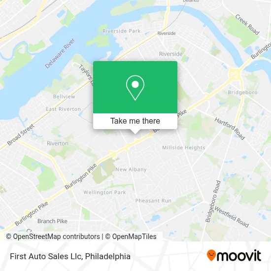 First Auto Sales Llc map