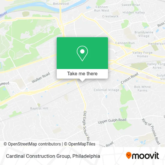 Cardinal Construction Group map