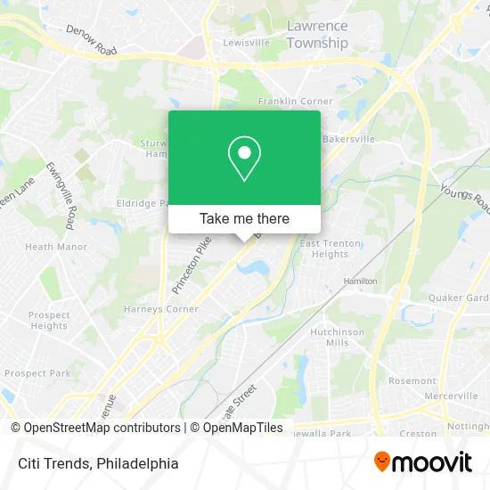 Citi Trends map