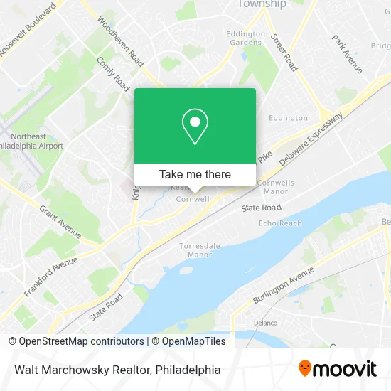 Walt Marchowsky Realtor map