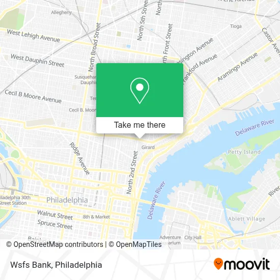 Wsfs Bank map