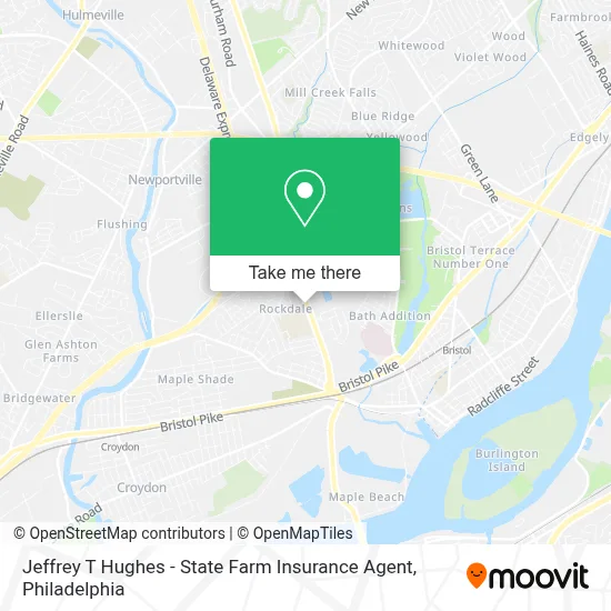 Jeffrey T Hughes - State Farm Insurance Agent map