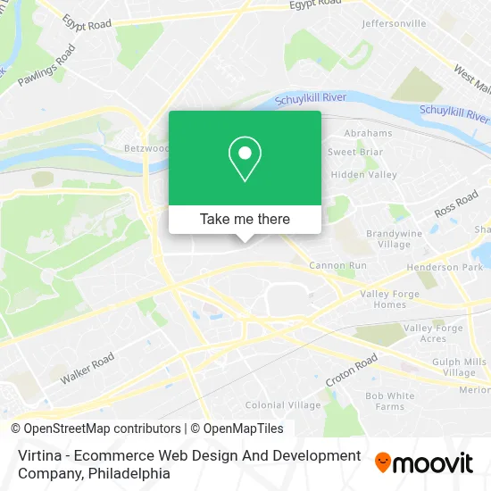 Virtina - Ecommerce Web Design And Development Company map
