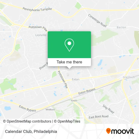 Calendar Club map