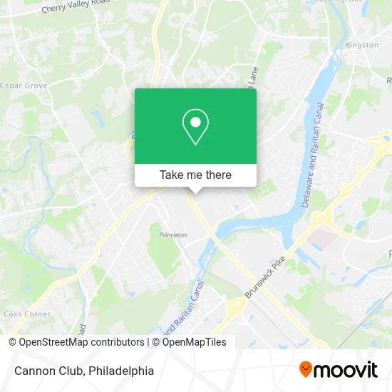 Cannon Club map