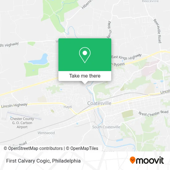 First Calvary Cogic map