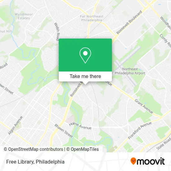 Free Library map