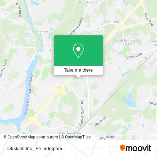 Tekskills Inc. map