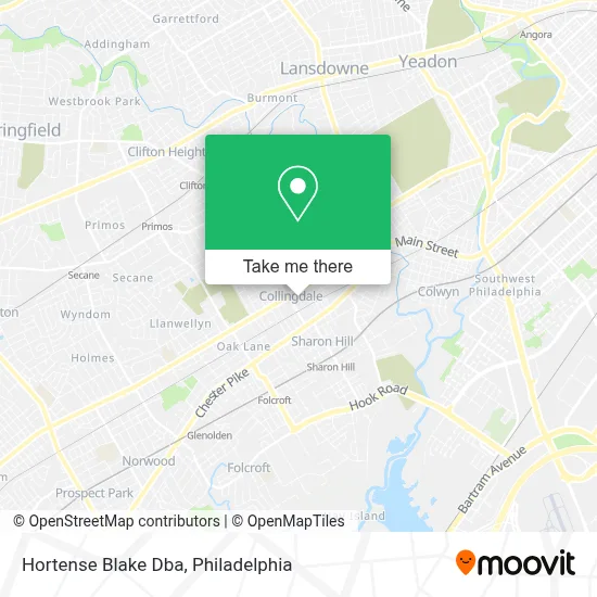 Hortense Blake Dba map
