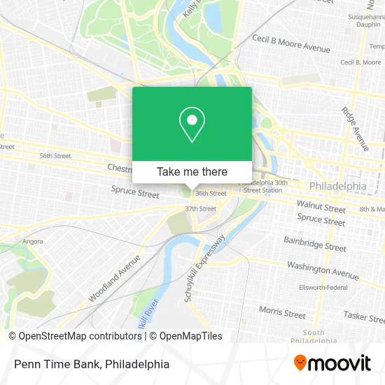 Penn Time Bank map
