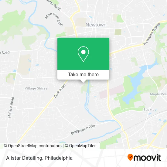 Allstar Detailing map