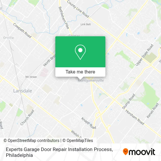 Experts Garage Door Repair Installation Process map
