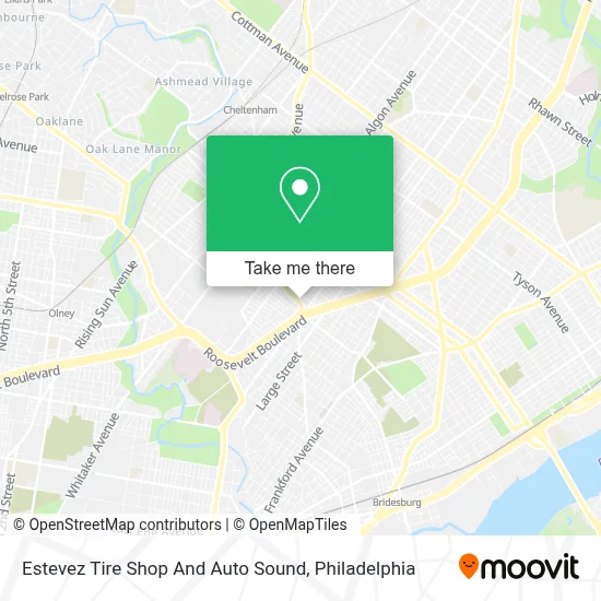 Estevez Tire Shop And Auto Sound map