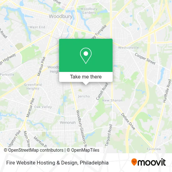 Fire Website Hosting & Design map