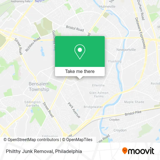 Philthy Junk Removal map