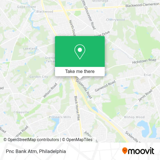 Pnc Bank Atm map