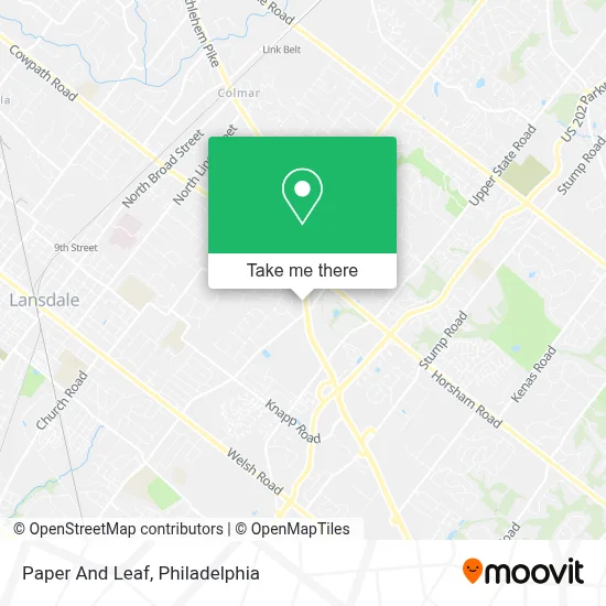 Paper And Leaf map