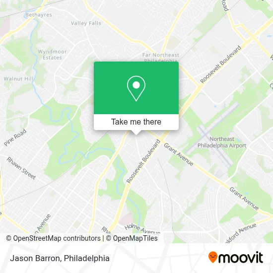 Jason Barron map