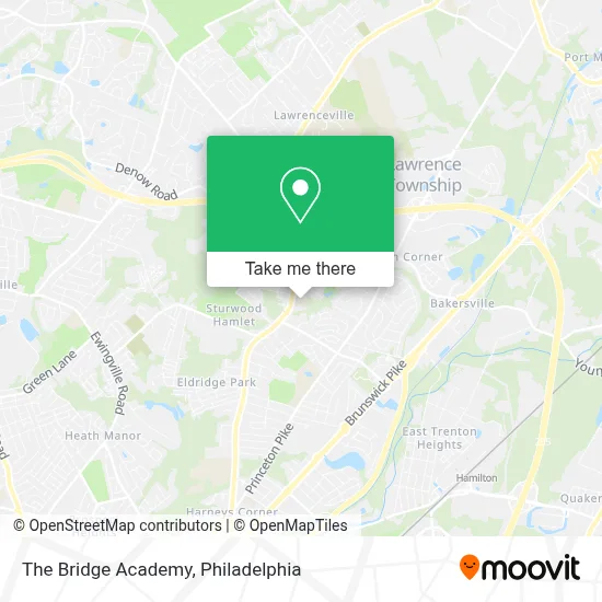 The Bridge Academy map
