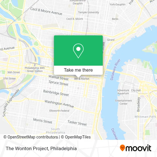 The Wonton Project map