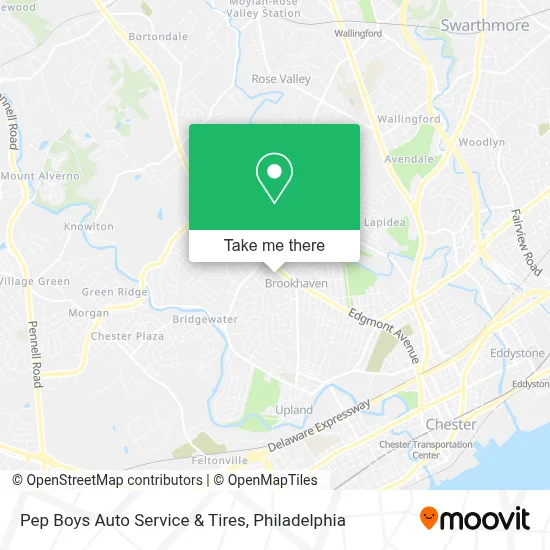 Pep Boys Auto Service & Tires map
