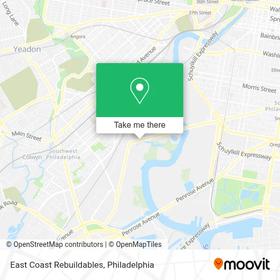 East Coast Rebuildables map