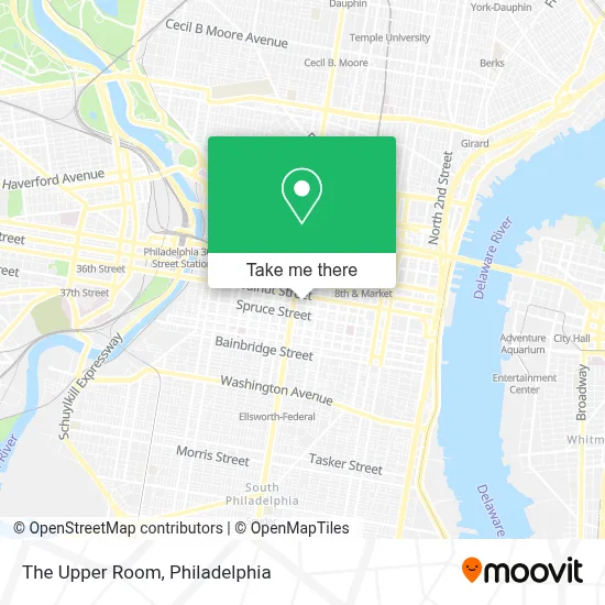 The Upper Room map