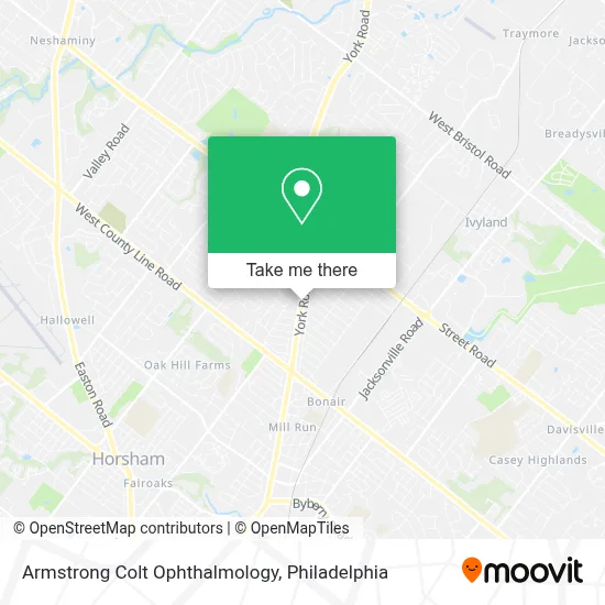 Armstrong Colt Ophthalmology map