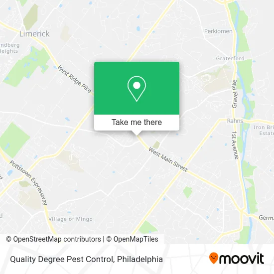Quality Degree Pest Control map