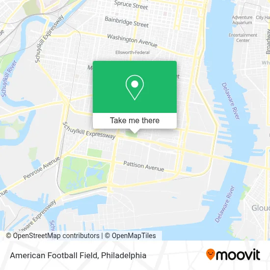 American Football Field map