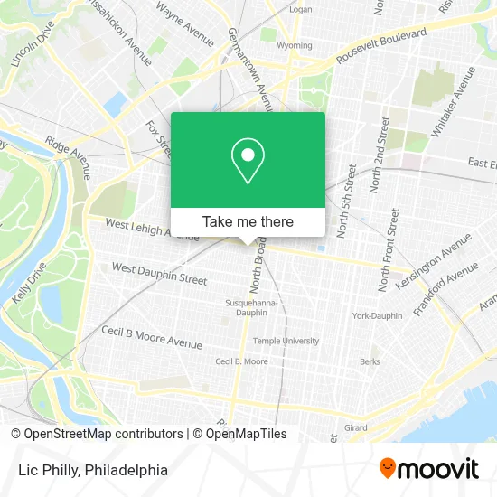 Lic Philly map