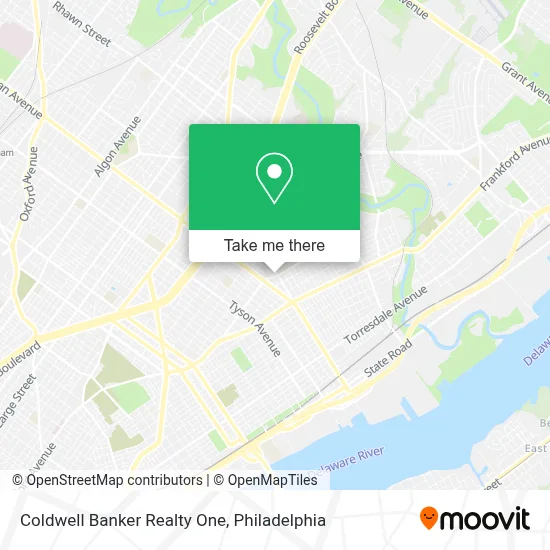 Coldwell Banker Realty One map