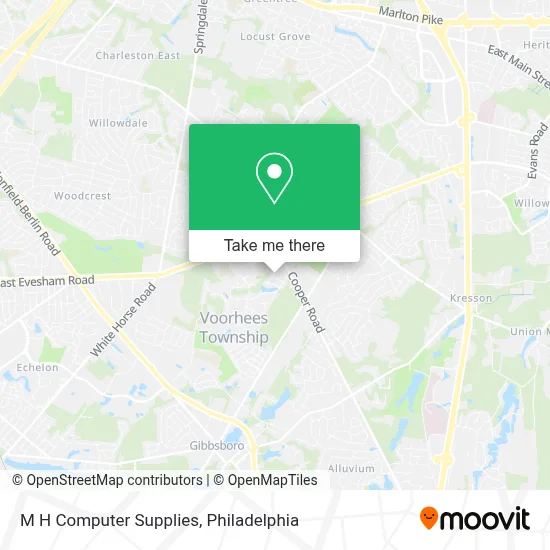 M H Computer Supplies map