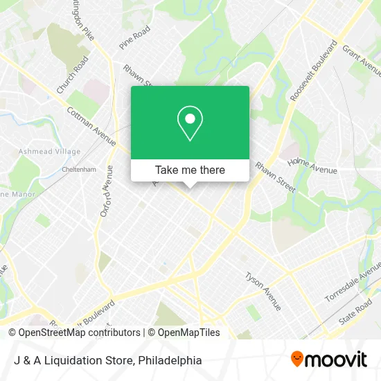 J & A Liquidation Store map
