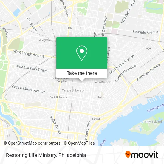 Restoring Life Ministry map