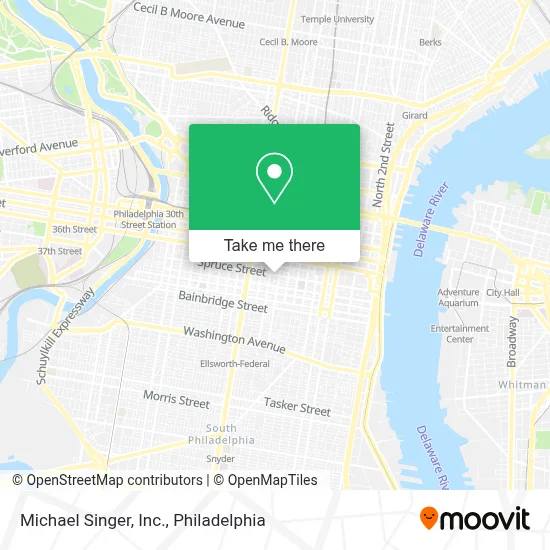 Michael Singer, Inc. map
