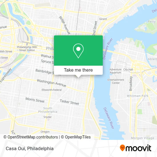 Casa Oui map