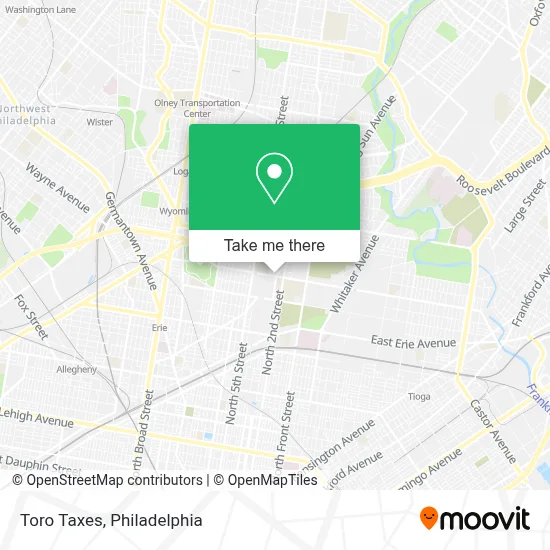 Toro Taxes map