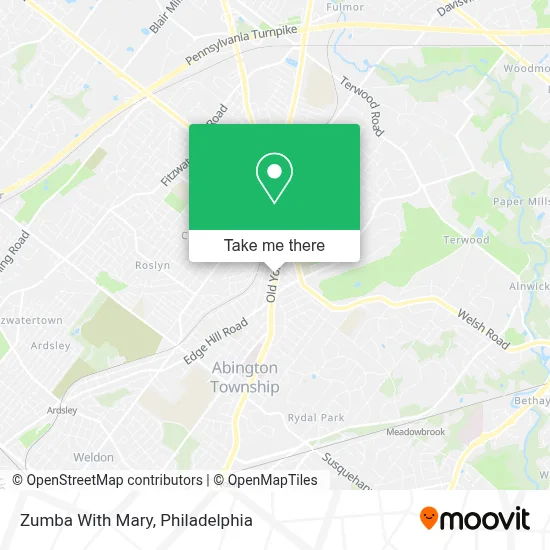 Zumba With Mary map