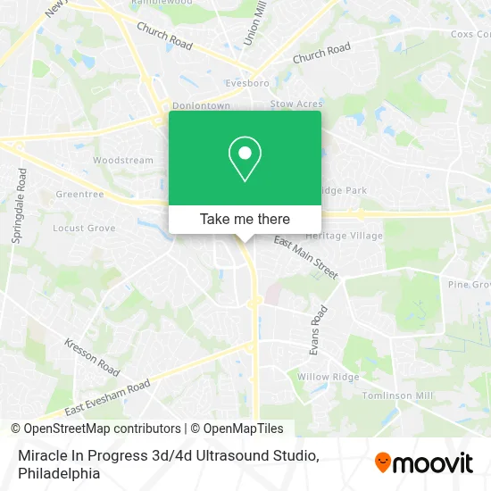 Miracle In Progress 3d / 4d Ultrasound Studio map