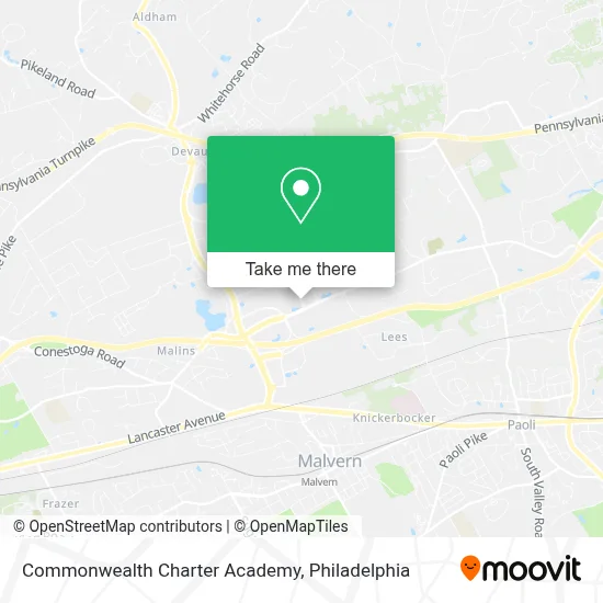 Commonwealth Charter Academy map