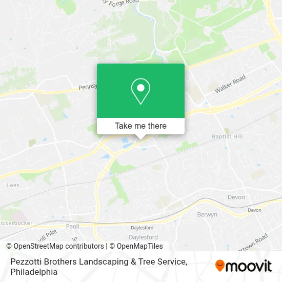 Pezzotti Brothers Landscaping & Tree Service map
