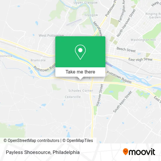 Payless Shoesource map