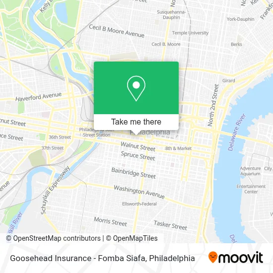 Goosehead Insurance - Fomba Siafa map